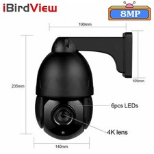 iBirdView 30-facher Zoom 8MP schwarz POE Mikr...