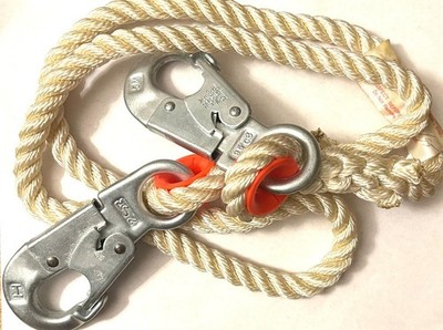 ELK RIVER SAFETY BELT Model 70-6 NOS Nylon Rope Industrial Fall Protection PPE