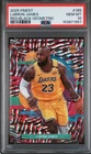 2025-26 Topps Finest LeBron James UNCOMMON Red/Black Geometric 4/10 PSA 10