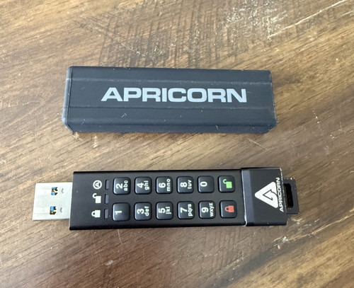 128GB Apricorn Aegis SecureKey 3NX USB3.2 Type-A Flash Drive