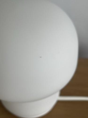 Lampada da tavolo/scrivania/comodino Ikea Tokabo a fungo in vetro smerigliato - H 15 cm - Foto 7 di 10