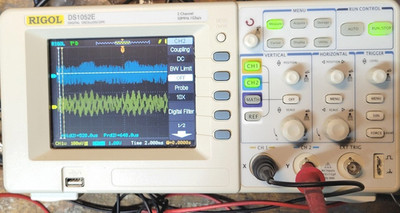 w/Running Video: CLEAN! Rigol DS1052E 2-Channel 50MHz Digital Oscilloscope