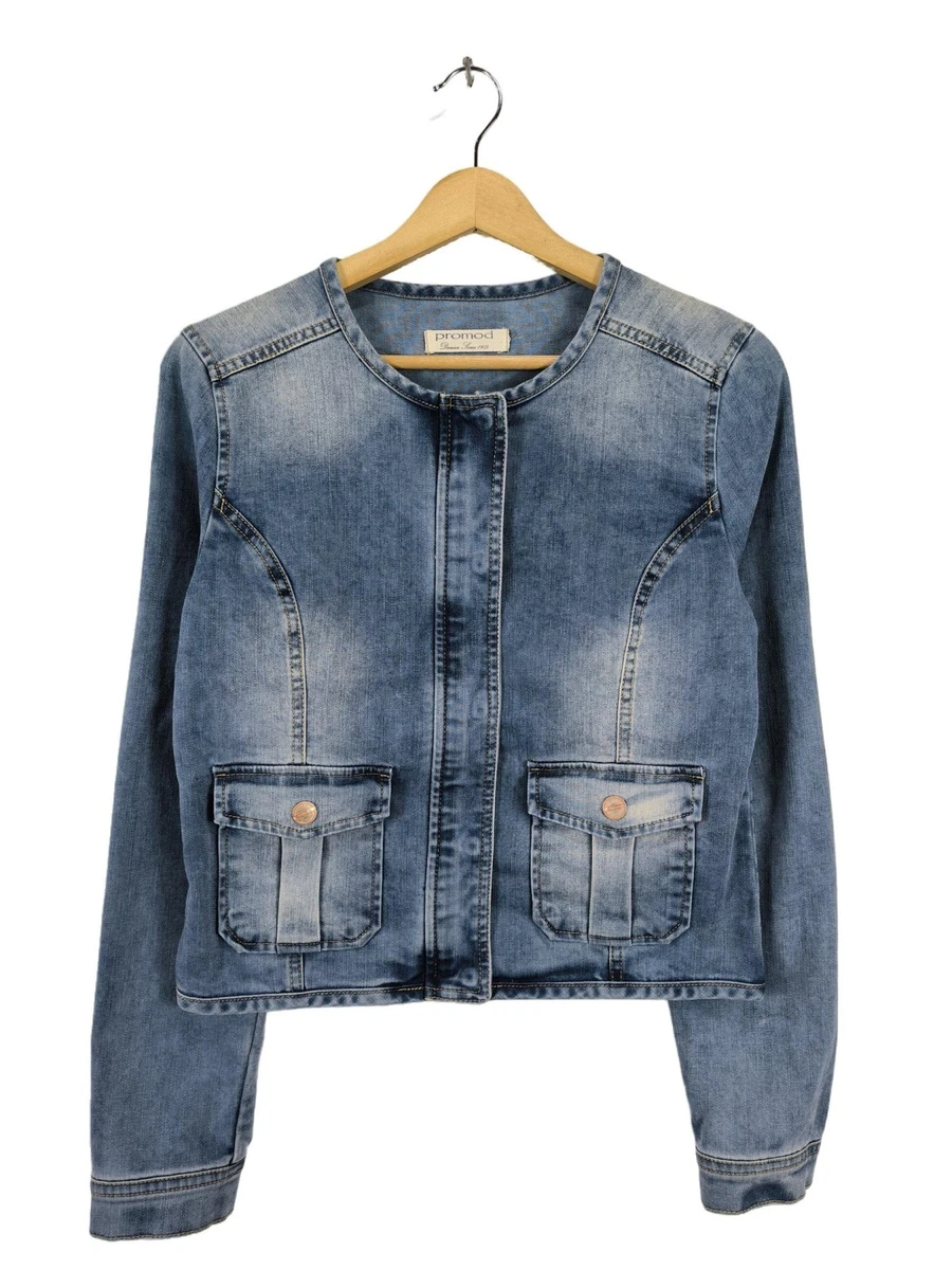Veste Promod Taille 38 Bleue - Doublure Coton/polyester, Occasion Très Bon état