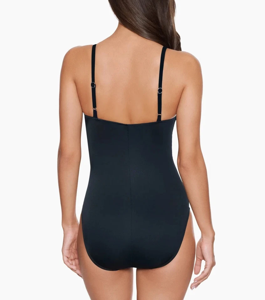 NUEVO CON ETIQUETAS - Traje de baño de una pieza Magicsuit 'Chic Mystique Lisa', negro múltiple - Talla 8 Foto 3 de 3