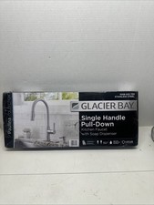 Glacier Bay Paulina 1 Handle Kitchen Faucet Pull Down Stainless Steel 1008022733