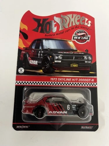 2024 Hot Wheels Red Line Club RLC - Black Red 1972 Skyline H/T 2000GT-R - Advan