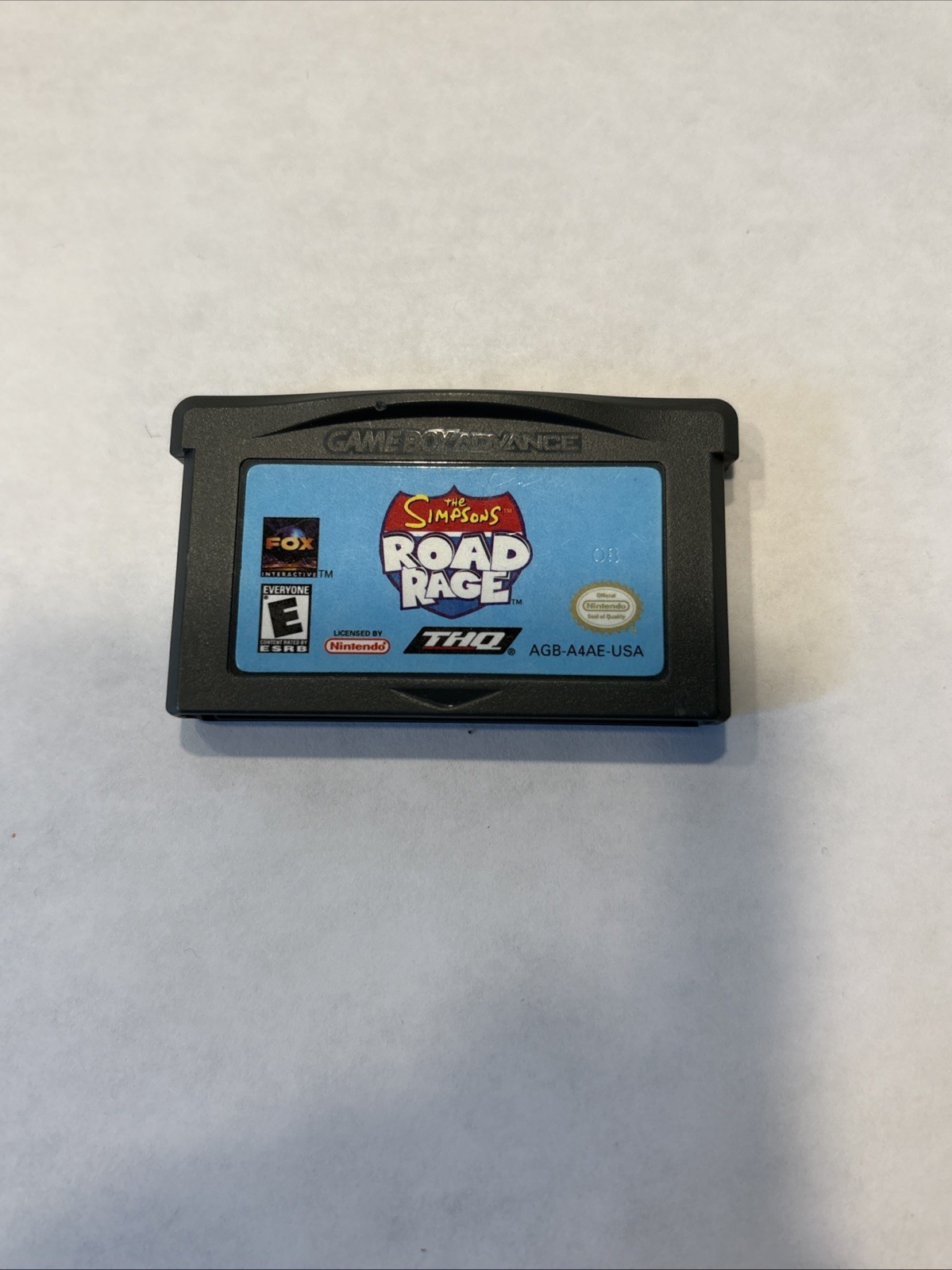 The Simpsons Road Rage Nintendo Game Boy Advance Authentic Homer Bart Krusty