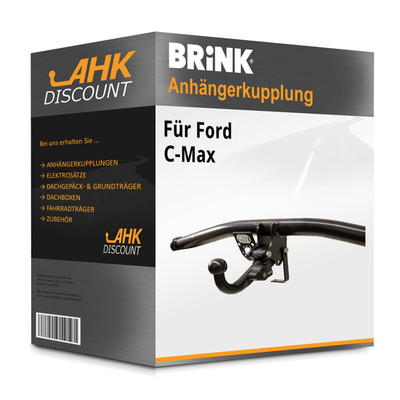 Für Ford C-Max 10.2003-08.2010 BRINK Anhängerkupplung abnehmbar NEU