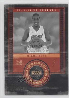 2003 Upper Deck UD Legends Retro Impressions 50/100 Jerome Beasley Rookie RC 9hb