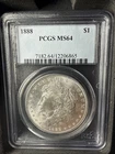 1888 $1 Morgan Silver Dollar - PCGS MS64 - Beautiful Coin!