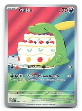Gulpin 154/142 Stellar Crown Holo Illustration Rare IR Pokemon Card NM