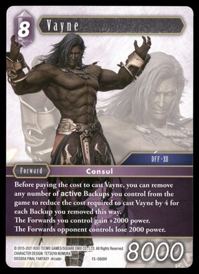Vayne 15-088H Crystal Dominion NM Final Fantasy TCG