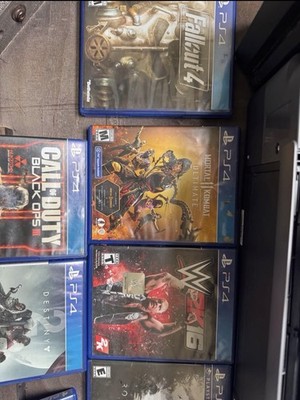 PlayStation PS4 Game Lot Fallout 4 MK11 WWE 2K Destiny 2 Batman Arkham VR