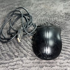 Dell USB Wired Optical Mouse M-UAR DEL7 Black 3-Button Scroll Wheel Tested