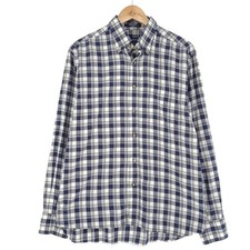 Gant Mens Shirt Check Cotton Button Up Casual Everyday Classic Jt4 Size M
