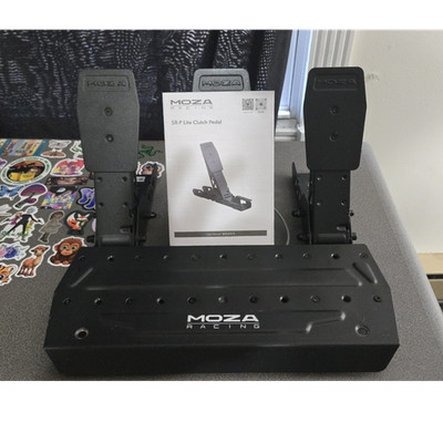 MOZA SR-P Lite Pedal Set with Clutch, Includes Moza Performance Kit & Alien Mod