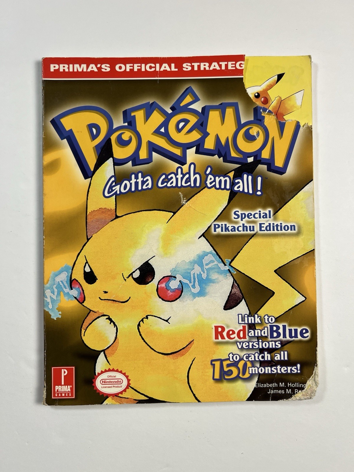 Pokemon Yellow Prima’s Official Strategy Guide Nintendo Gameboy