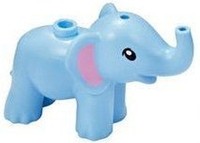 Lego Minifigur ZubehöR Hellblaues Elefant Baby, Friends