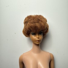 Vintage 1961 Bubblecut Barbie Doll Titian Aub...