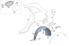 <!--F#f_0-->Genuine Mercedes-Benz Tank Filler Recess 253-630-59-02<!--F/-->