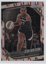 2025 Panini Prizm WNBA WNBA Logo Prizm A'ja Wilson #76 01sb