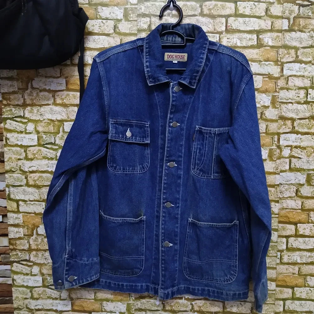 VTG DOG HOUSE DENIM CHORE JACKET (D412)