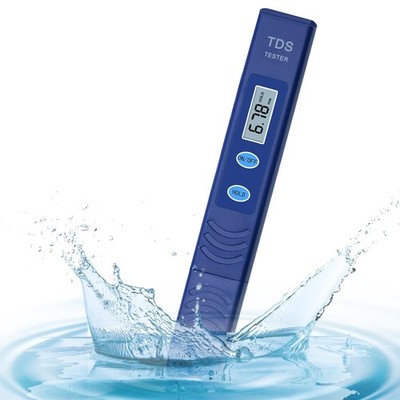 TDS Water Tester, Drinking 0-9990 PPM Meter 1 Pack, Deep Blue 