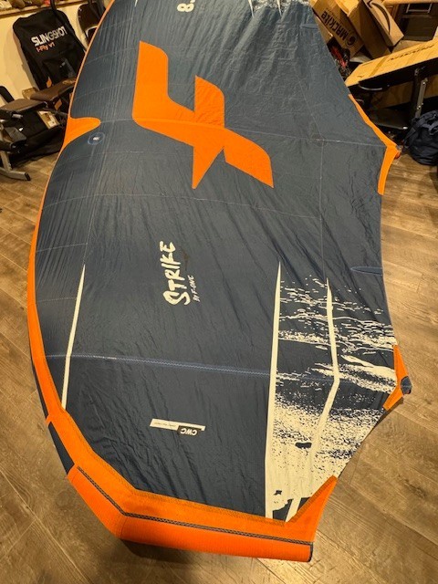 F-One Strike CWC 8m wing. Wing foiling, Winging, Foil, Foiling.