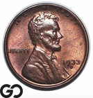 1933-D Lincoln Cent Wheat Penny