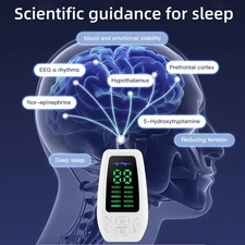 Sleep Assistance Device - Adult Anxiety Relief, EMS Rechargeable Microcurrent In