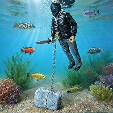 Floating Fish Tank Decoration Floating Ornament Handmade Model Decoration Fish