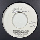 Paul McCartney Wings - Letting Go 7” Single McCartney Music VG Test Press 1975