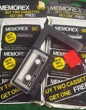 MEMOREX 90 MRX3 Cassette TAPES 1979 NEW Lot Of 8