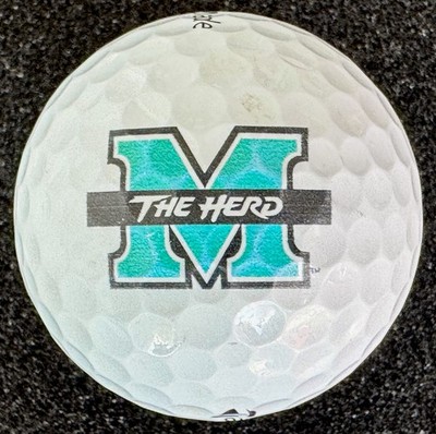 Marshall University Thundering Herd LOGO Golf Ball - NCAA - Huntington, WV