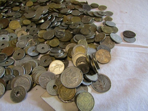 14... Lote de 3,3 kilos de monedas antiguas francia mundo - Imagen 5 de 11