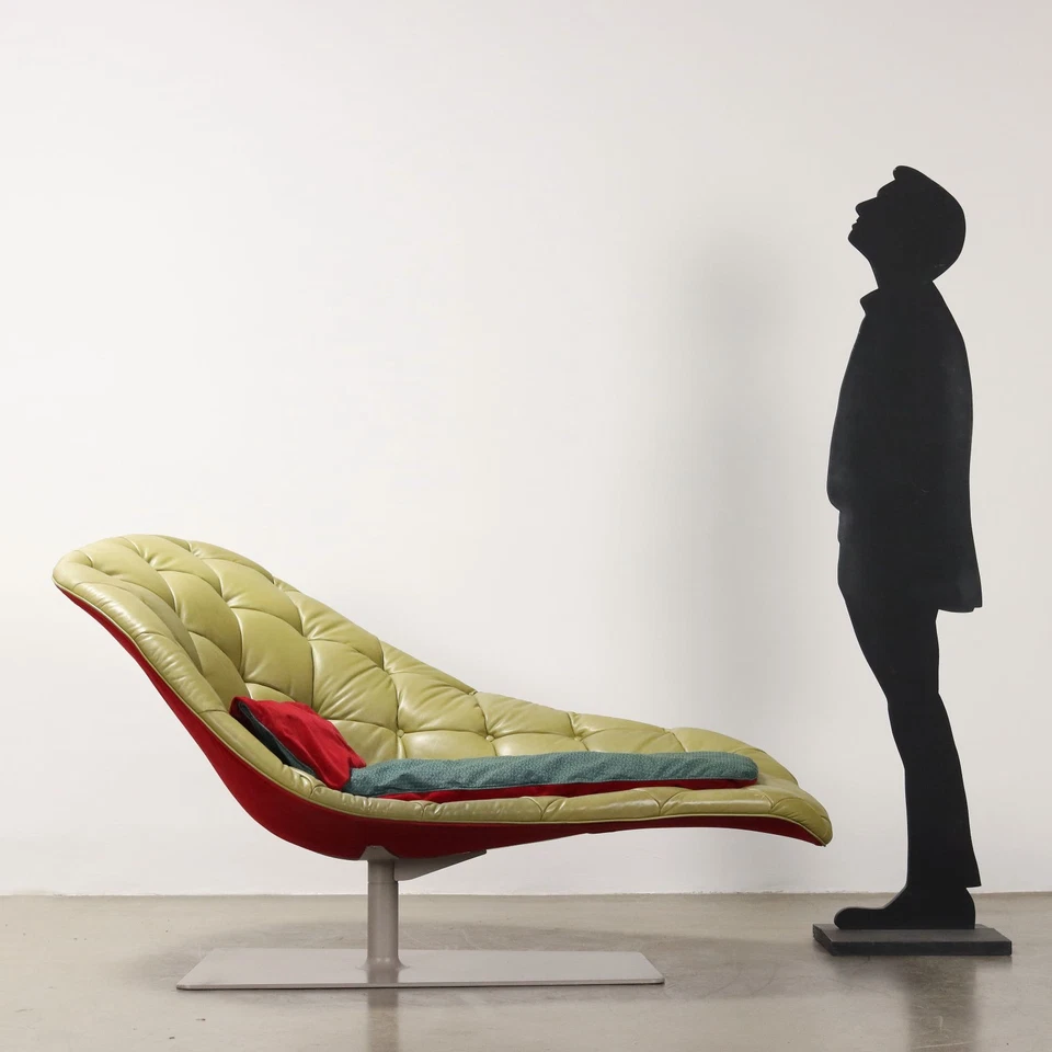 Chaise longue bohemia vintage años 2000 diseño Patricia Urquiola para Moroso Italia Foto 2 de 4