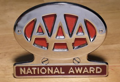 Vtg NOS A.A.A. American Automobile Association Emblem Automotive Collectible