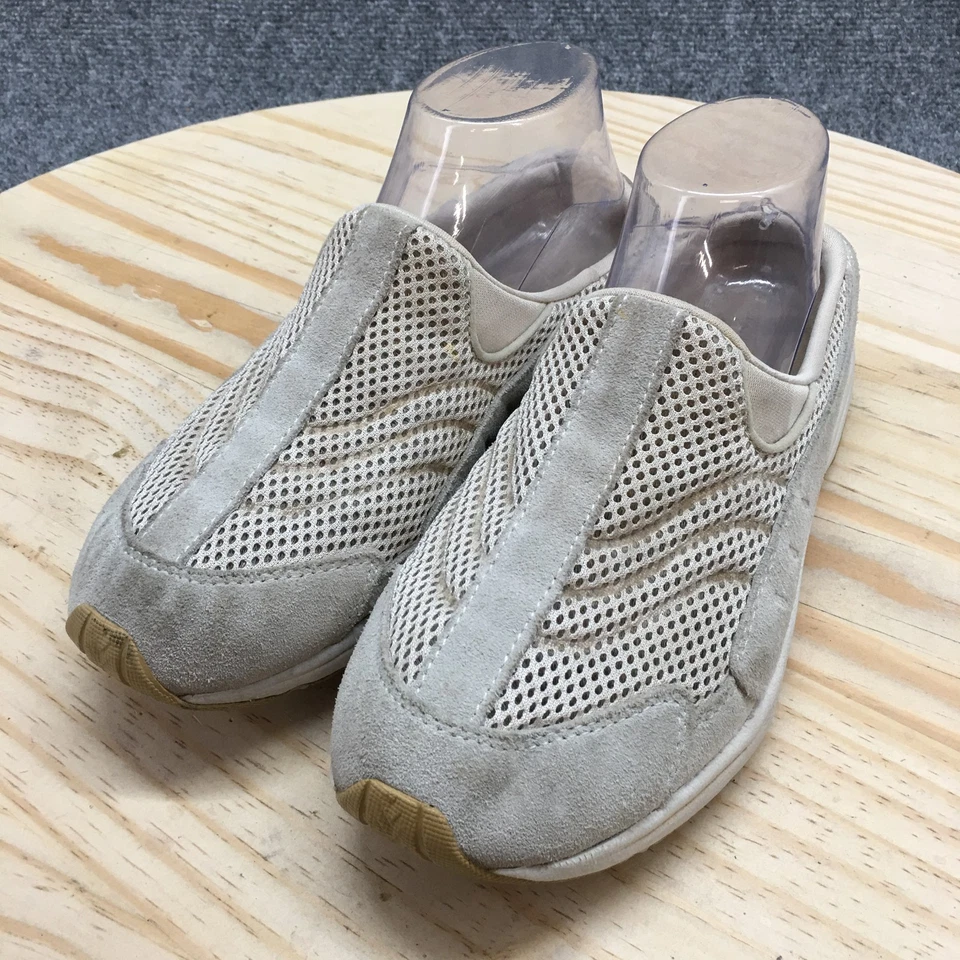 Туфли женские Easy Spirit 8,5 дорожные время Mule серые кожаные повседневные комфортные туфли на плоской подошве - Изображение 4 из 4