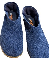 Bernie Mev womens shoes Sz 7.5 US / 38EU Blue Woven Wedge  Gem  New York Slip on