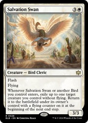 Salvation Swan - Foil - Bloomburrow #28 Rare
