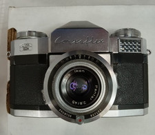 Vtg Zeiss Ikon Contaflex 35mm Synchro- Pantar f/2.8 45mm Lens Camera Germany