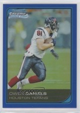 2006 Bowman Chrome Blue Refractor /150 Owen Daniels #48 0e2x