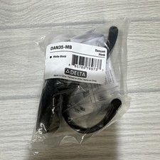 DELTA Dansant 1-PackTowel Hooks Matte Black Double J