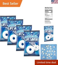 Sugar Free Peppermint Breath Mints - 4 Packs of 2.75 Ounces Each for Freshness