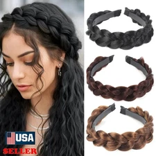 Headband Synthetic Hair Plaited Headband Braid Braided & Teeth Hair Band Beauty
