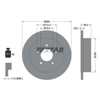 Textar 2X Bremsscheibe 92194003