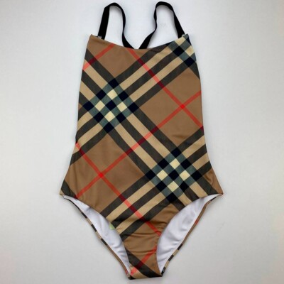 BURBERRY Women's One-Piece Swimsuit Swimwear Vintage