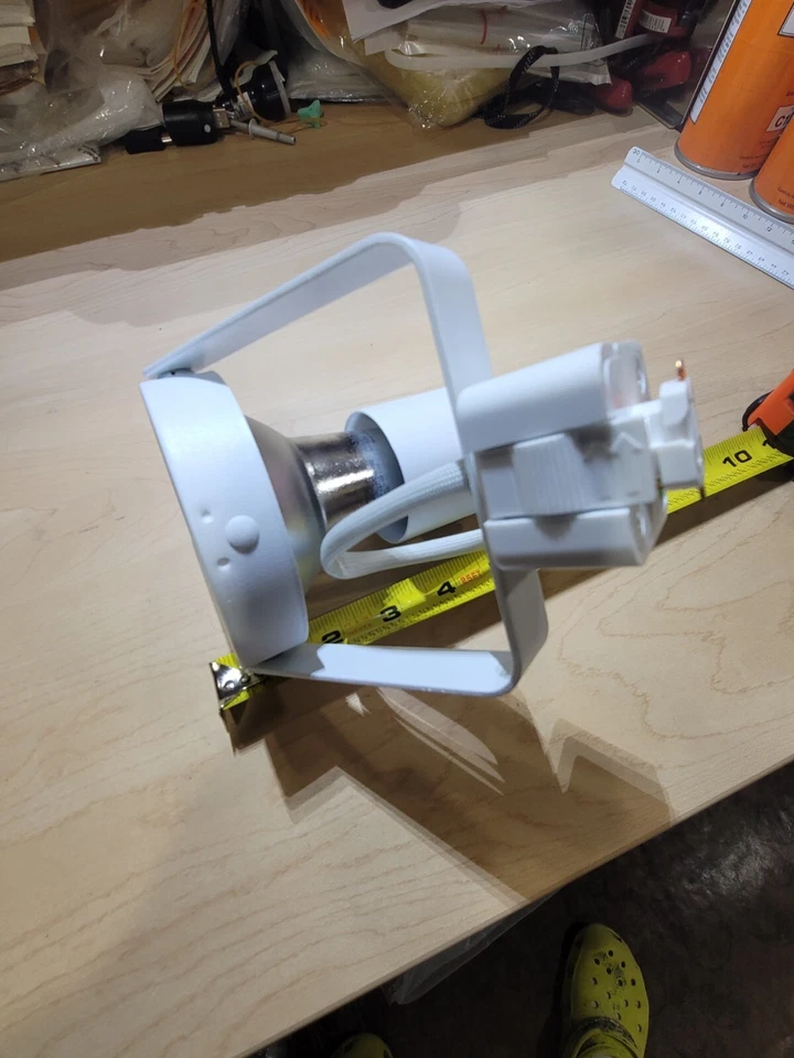 5 Cree Essentia Light Track Lighting White Frosted Glass Sylvania LED Bulb CGR3R - Image 4 of 4