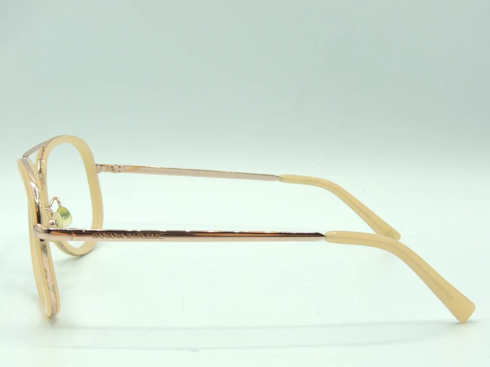 Marcos de gafas de sol Banana Republic Drew S 0DQ6 JQ dorado crema 58 16 140 Foto 2 de 4