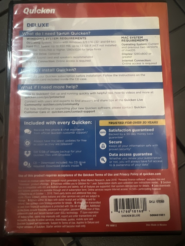 Quicken Deluxe 2020, Manage Your Money & Save, Software only for Windows & Mac eBay